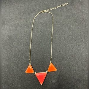 Gorgeous necklace! With pink and orange stones. Adjustable to 20 inches.